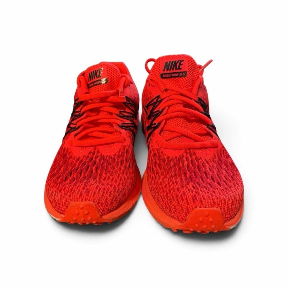 Nike Men's Red and Orange Trainers